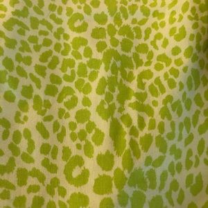 Green Leopard Print Pants